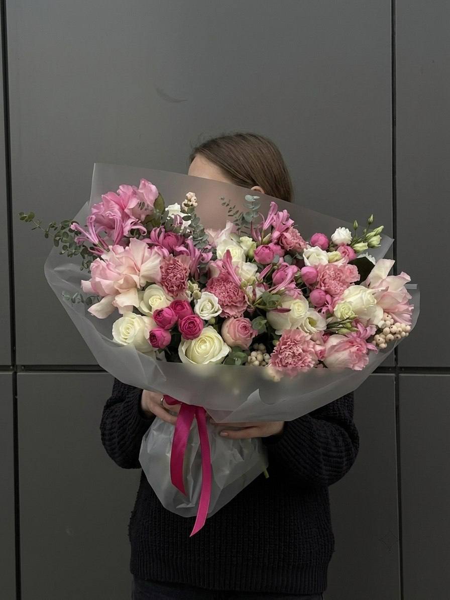 Авторский букет «Теплый бриз»
